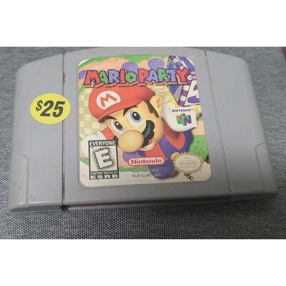 Mario Party (Nintendo 64, N64 1999) Authentic Game Cartridge Tested